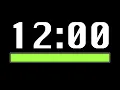 12 Minute Timer Progress Bar - 4K 60 FPS