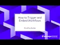 Docusign Workflow Builder API How to Trigger and Embed Workflows