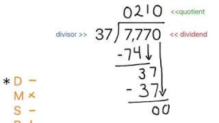 Upper Grade Math Division - Standard Algorithm