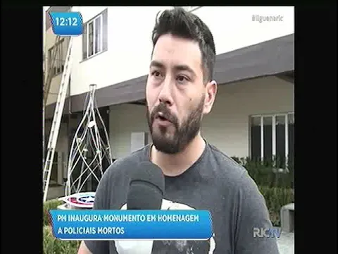 PM de Chapecó inaugura monumento em homenagem a policiais mortos
