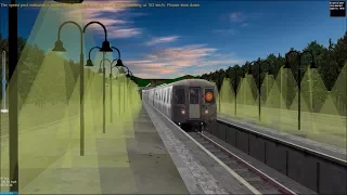 OpenBVE Troll NYC Subway R68 D Train 100 MPH Through Ninth Avenue Station