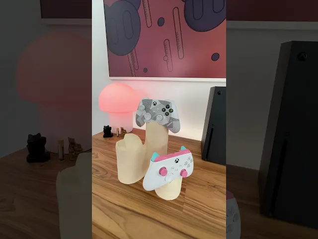 Modern Triple Controller Stand - Smooth and Plastered Version video thumbnail