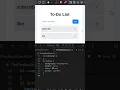 Create a To-Do List with Features