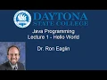 Java Programming - Lecture 1