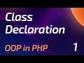 How to declare a class in PHP - Tutorial 1
