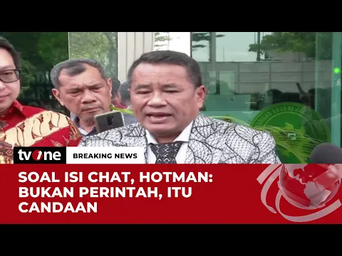 Chat Ganti Barbuk dengan Tawas Cuma Bercanda, Ini kata Hotman Paris