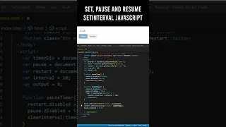 How to set pause and resume setInterval JavaScript - JavaScript tutorials for beginners 2022