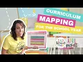 Curriculum Mapping for the School Year