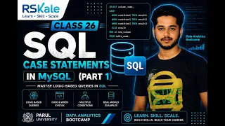 CASE Statements in SQL Part 1 SQL for Beginners Data Analytics Bootcamp Class 26 RSkale