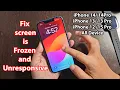 iPhone 13 screen not responding to touch