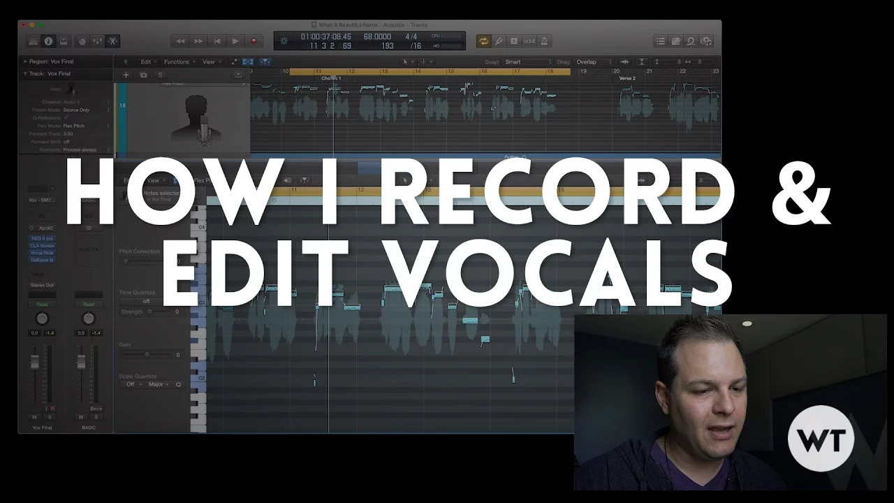 How I record and edit vocals