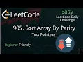 905 Sort Array By Parity - Two Pointer