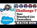 Use Standard List Controllers Visualforce Basics Salesforce Challenge 7
