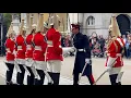 Officer Inspects The King s Life Guard at Horse Guards