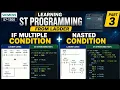 Part 3 Learn ST Programming from Ladder Multiple IF Conditions Nested IF Siemens S7-1200