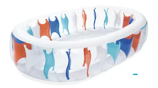 H2OGO 7 6 x 60 x 20 Elliptic Inflatable Play Pool