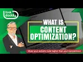 What is Content Optimization