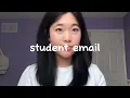 student emails explaining how to access the student email inbox
