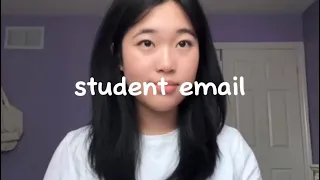 student emails explaining how to access the student email inbox
