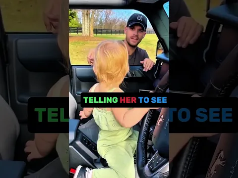 Dad Surprised His Little Daughter With A Toy Car.