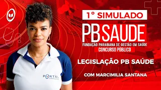SIMULADO PB/SAÚDE: LEGISLAÇÃO PB SAÚDE @CursosdoPortal
