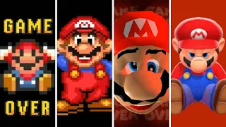 Evolution Of Game Overs In Mario Games 1985 2019 