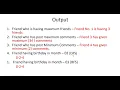 Graph implementation using adjacency list