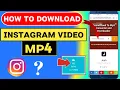 How you download instagram mp4 Insta to mp4