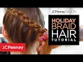 Easy Half-Up Side French Braid Hairstyle JCPenney Salon