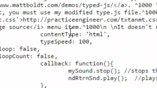 Javascript Typewriter Effect
