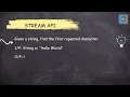 Java 8 Stream API - 12 Given a string find the first repeated character Most Asked