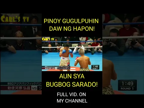 MAANGAS NA HAPON❗PINAGTAWANAN AT PINAGBANTAANG GUGULPIHIN DAW ANG PINOY❗AYUN BUGBOG SARADO❗