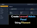 Create Admin Panel in Laravel using Filament Step by Step