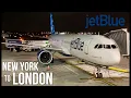 JetBlue Transatlantic Flight in Economy JFK - LHR A321LR
