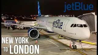 JetBlue Transatlantic Flight in Economy JFK - LHR A321LR