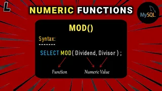 Numeric Functions in SQL MOD Function SQL Series