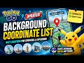 Pokemon GO Background Stamp Coordinates List 2026 Sorted Coord List