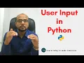Python Tutorial for Beginners User input in Python Command Line Input