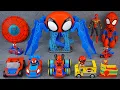 Lagu Marvel Spiderman Unboxing Review| Spidey Friends City Track Set | LEGO Spin's Motorcycle 10424 |ASMR