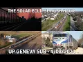 Download Lagu Solar Eclipse Rush Hour On The UP Geneva Sub April 8, 2024