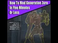 How To Mod Generation Zero from Steam in Five Minutes or Less