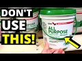 DON T USE DRYWALL BUCKET MUD Use this instead Quick Setting Joint Compound Hot Mud