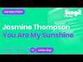 Download Lagu Jasmine Thompson - You Are My Sunshine (Lower Key) Piano Karaoke