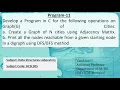 Graph Problem - BFS and DFS Traversal