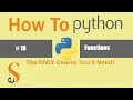 18 FUNCTIONS IN PYTHON DEFAULT ARGUMENTS PYTHON FOR BEGINNERS KEYWORD ARGUMENTS