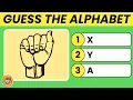 Guess The American Sign Language ASL Alphabet Quiz