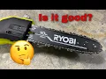 RYOBI 10 40V Cordless Pole Saw Review and Demo