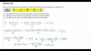 Topic Test More Bivariate and also Time series data analysis Unit 3 QLD General Maths