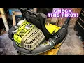 LEAF BLOWER WONT REV UP EASY FIX RYOBI BP42