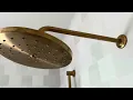 Moen Velocity Brushed Gold Showerhead Two Function Rainshower 8 Inch Showerhead Review